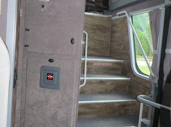 Double Decker Bus Back Stairs